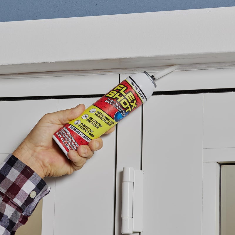 Flex Shot, Flexible Rubber Silicone Sealant, Waterproof Caulk, UV Resistant, No Caulk Gun Needed, Perfect for Kitchen, Bath, Showers, Sinks, Baseboards, Black, 8oz, 1-Pack - Image 5